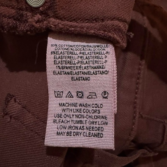 Free People High Waist Long and Lean Skinny Jeans, Red Mocha, Women’s 27 NWT - Picture 6 of 7